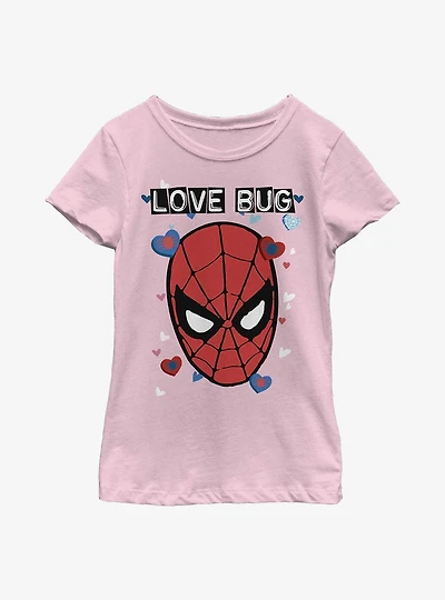Marvel Spider-Man Love Bug Youth Girls T-Shirt