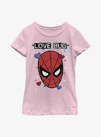 Marvel Spider-Man Love Bug Youth Girls T-Shirt