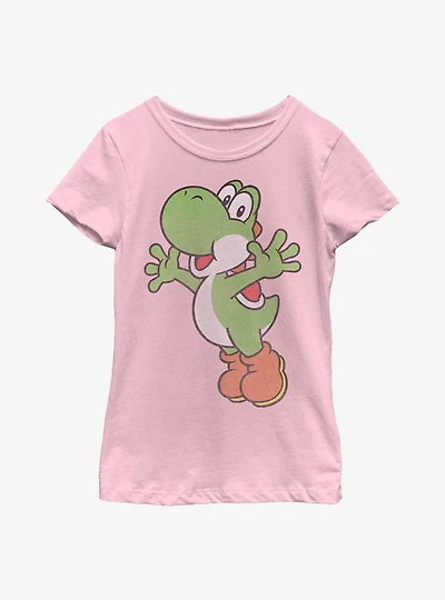 Nintendo Super Mario Yoshi Jump Youth Girls T-Shirt