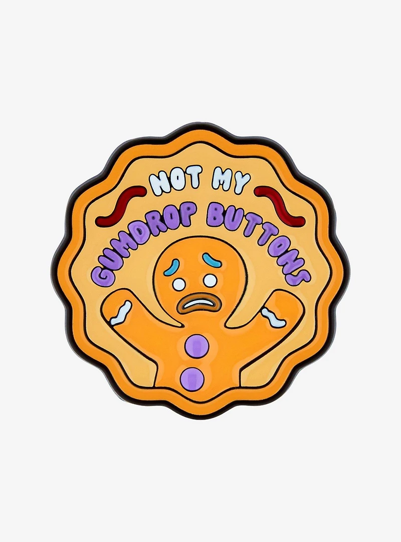 Shrek Gingy Gumdrop Buttons Enamel Pin - BoxLunch Exclusive