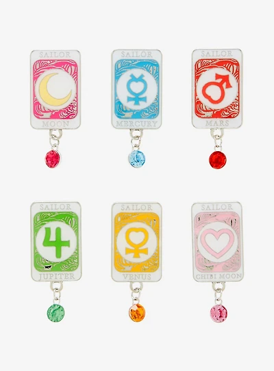 Sailor Moon Crystal Sailor Scout Symbols Blind Box Enamel Pin - BoxLunch Exclusive