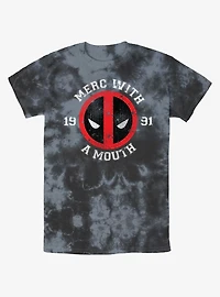 Marvel Deadpool Merc With A Mouth Tie-Dye T-Shirt