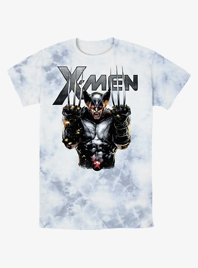 Wolverine Adamantium Rage Tie-Dye T-Shirt