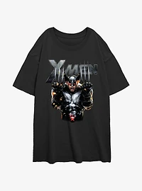 Wolverine Adamantium Rage Womens Oversized T-Shirt