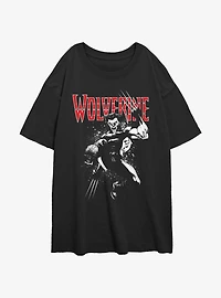 Wolverine Jump Tour Womens Oversized T-Shirt