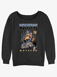 Wolverine Mutated Womens Slouchy Sweatshirt