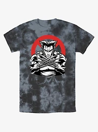 Wolverine Mutated X Logo Tie-Dye T-Shirt