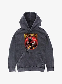 Wolverine Pixel Mineral Wash Hoodie
