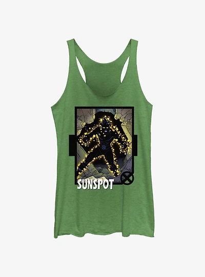 Marvel X-Men '97 Sunspot Card Womens Tank Top
