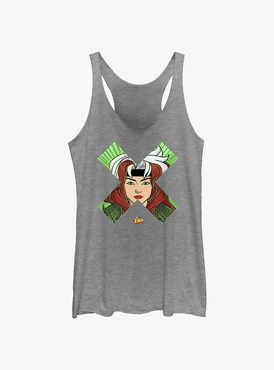 Marvel X-Men '97 Rogue Face Womens Tank Top