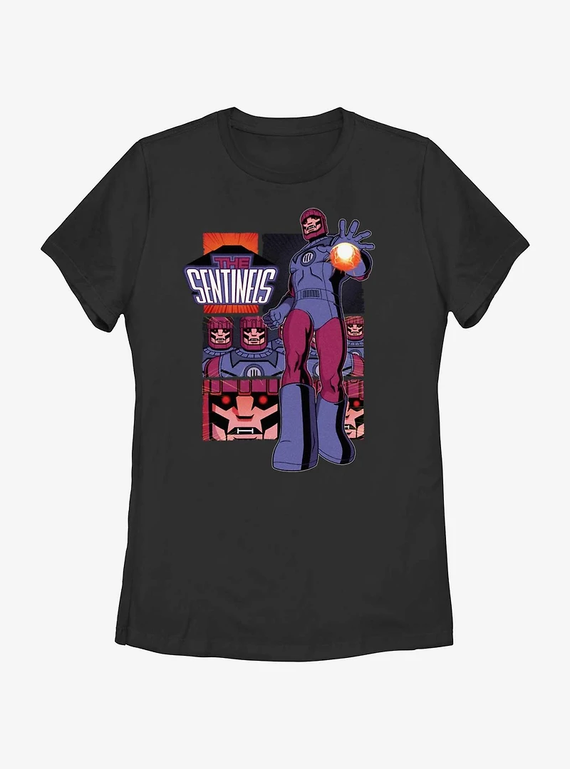 Marvel X-Men '97 The Sentinels Womens T-Shirt