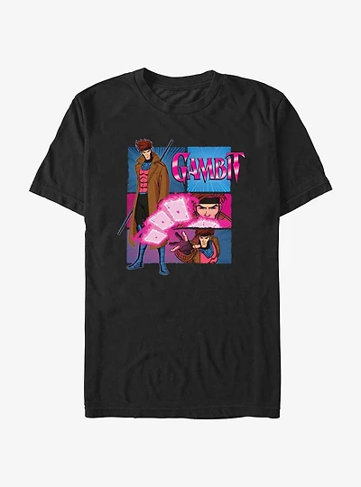 Marvel X-Men '97 Gambit Cards T-Shirt