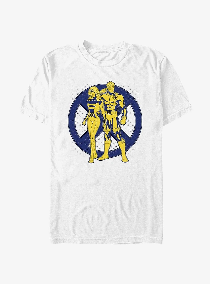 Marvel X-Men '97 Jean Grey And Cyclops Team T-Shirt