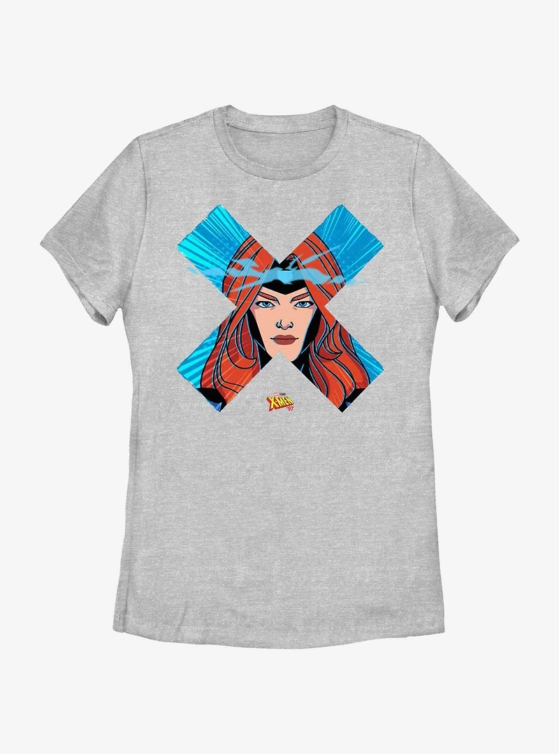 Marvel X-Men '97 Jean Grey Face Womens T-Shirt