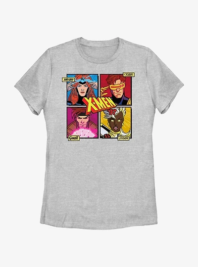 Marvel X-Men '97 Jean Cyclops Cambit Storm Womens T-Shirt
