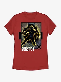Marvel X-Men '97 Sunspot Card Womens T-Shirt