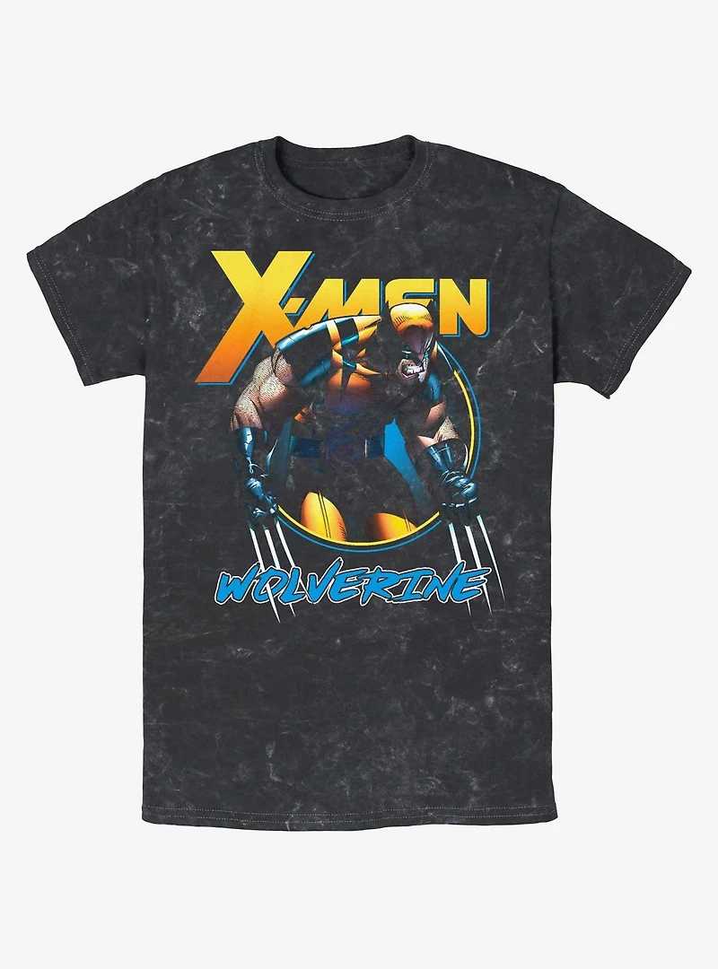 Wolverine Angry Logan Mineral Wash T-Shirt