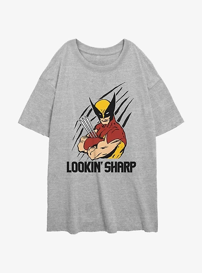 Wolverine Lookin' Sharp Womens Oversized T-Shirt