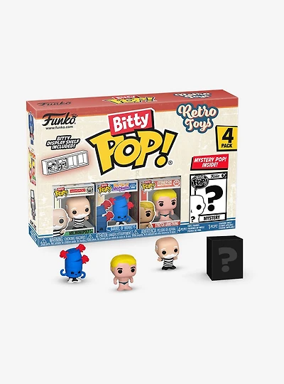 Funko Bitty Pop! Retro Toys Mr. Monopoly & Friends Blind Box Mini Vinyl Figure Set