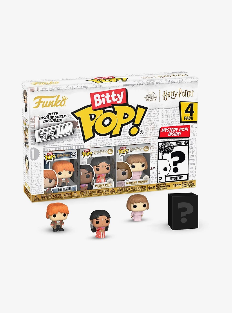 Funko Bitty Pop! Harry Potter and the Goblet of Fire Ron & Friends Blind Box Mini Vinyl Figure Set