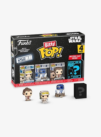 Funko Bitty Pop! Star Wars Luke Skywalker and Friends Blind Box Mini Vinyl Figure Set