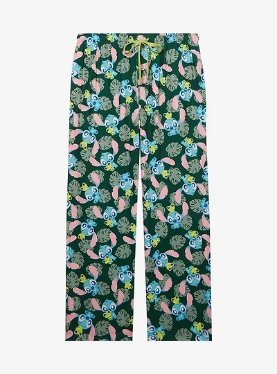 Disney Lilo & Stitch Frog Palm Frond Allover Print Sleep Pants — BoxLunch Exclusive