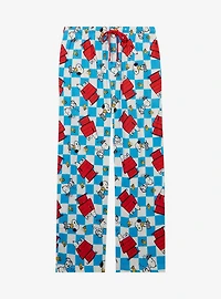 Peanuts Snoopy Checkered Allover Print Sleep Pants — BoxLunch Exclusive