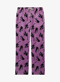 Studio Ghibli Kiki's Delivery Service Jiji Allover Print Plush Sleep Pants — BoxLunch Exclusive