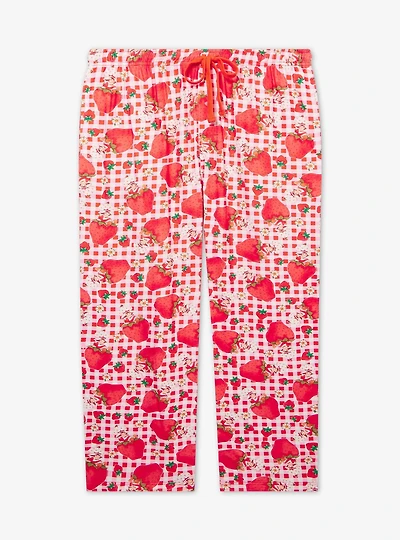 Strawberry Shortcake Gingham Berry Allover Print Women's Plus Sleep Pants — BoxLunch Exclusive