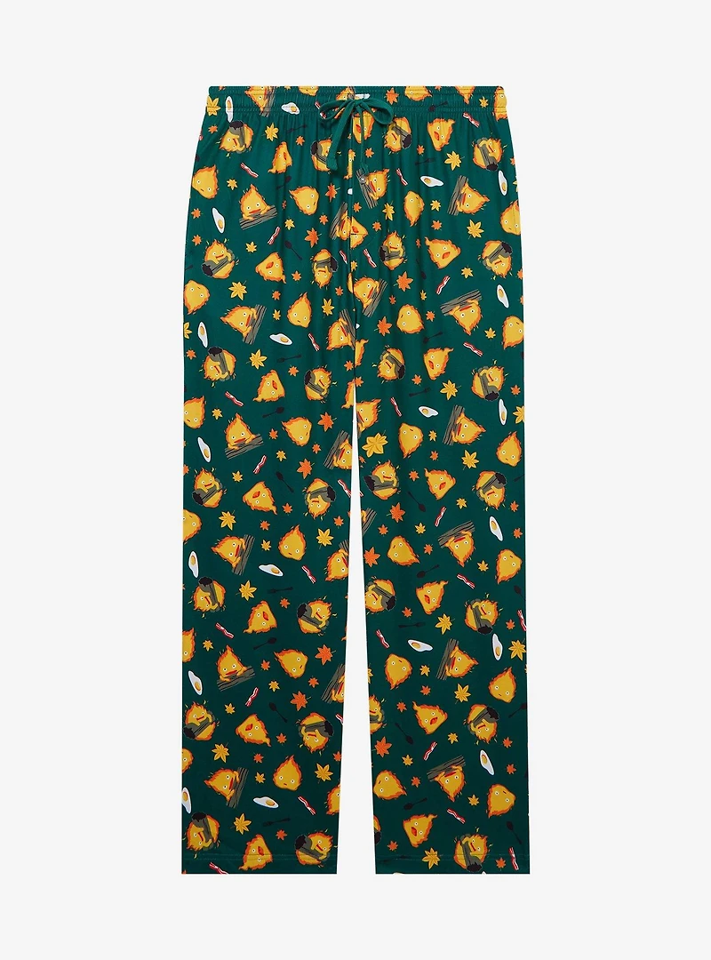 Studio Ghibli Howl's Moving Castle Calcifer Allover Print Sleep Pants — BoxLunch Exclusive