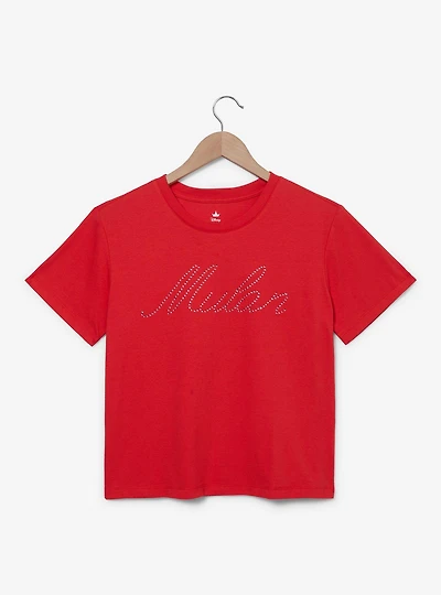 Disney Mulan Rhinestone Women's Cropped T-Shirt - BoxLunch Exclusive