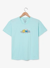 Adventure Time Finn & Jake Floral Women's Cropped T-Shirt - BoxLunch Exclusive