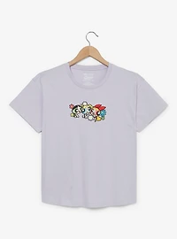 The Powerpuff Girls Floral Group Portrait Women's T-Shirt - BoxLunch Exclusive
