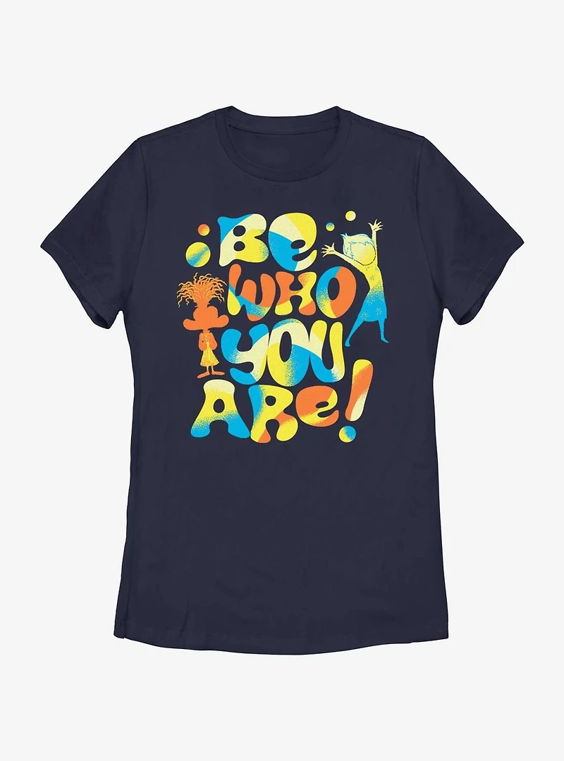 Disney Pixar Inside Out 2 Be Who You Are Womens T-Shirt
