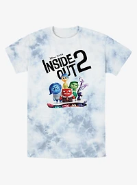 Disney Pixar Inside Out 2 Movie Poster Tie-Dye T-Shirt
