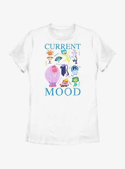 Disney Pixar Inside Out 2 Current Mood Womens T-Shirt
