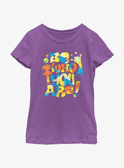 Disney Pixar Inside Out 2 Be Who You Are Girls Youth T-Shirt