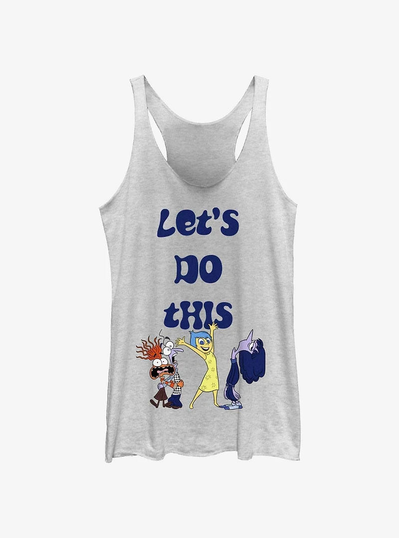 Disney Pixar Inside Out 2 Let's Do This Womens Tank Top