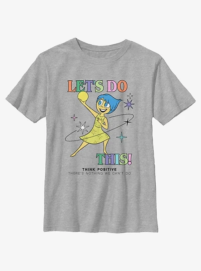 Disney Pixar Inside Out 2 Let's Do This Joy Youth T-Shirt