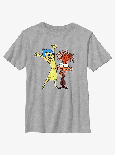 Disney Pixar Inside Out 2 Joy And Anxiety Youth T-Shirt