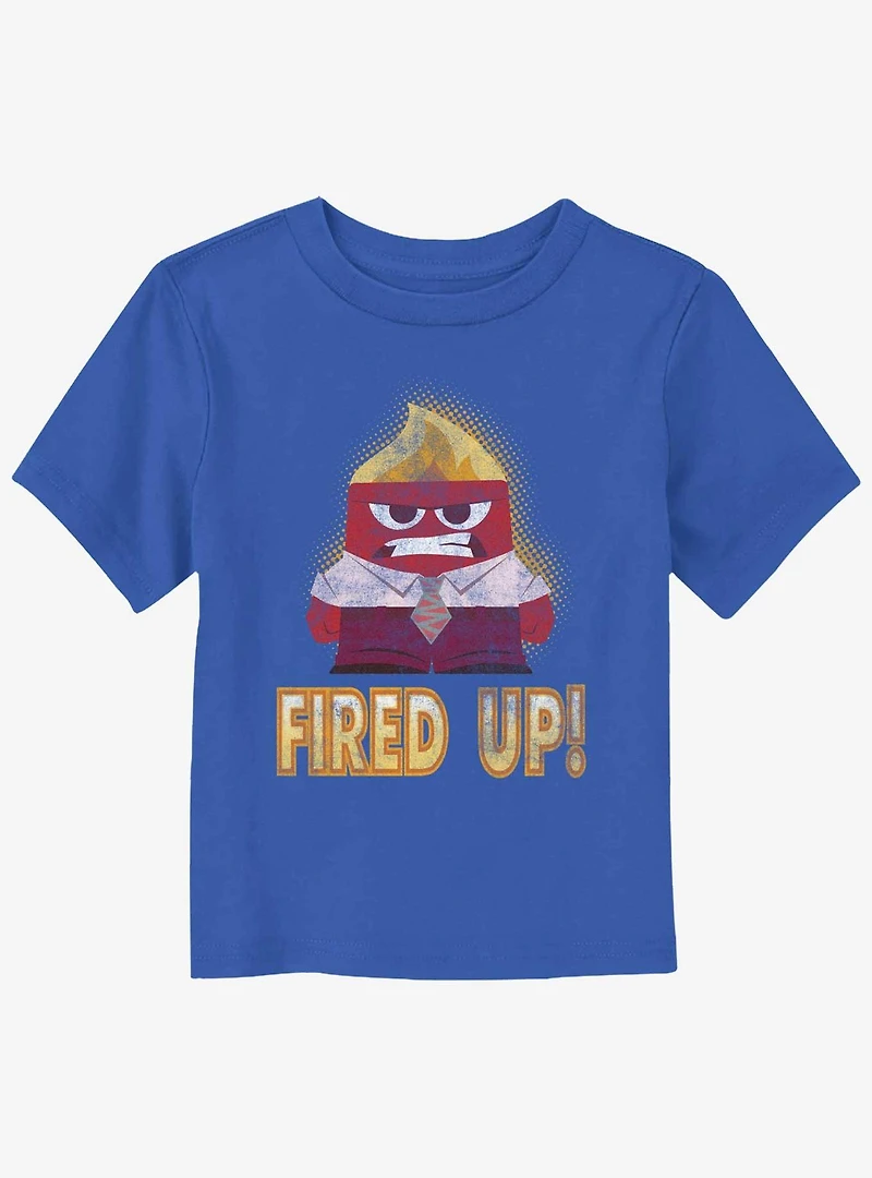 Disney Pixar Inside Out 2 Angry Fired Up Toddler T-Shirt