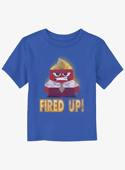 Disney Pixar Inside Out 2 Angry Fired Up Toddler T-Shirt