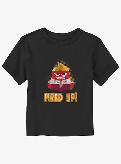Disney Pixar Inside Out 2 Angry Fired Up Toddler T-Shirt