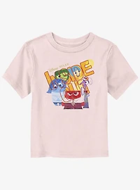 Disney Pixar Inside Out 2 Emotions Toddler T-Shirt