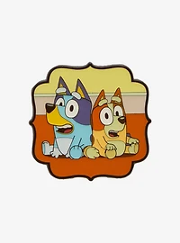 Bluey Bingo & Bluey Perched Enamel Pin — BoxLunch Exclusive