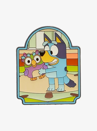 Bluey Chattermax Framed Enamel Pin — BoxLunch Exclusive
