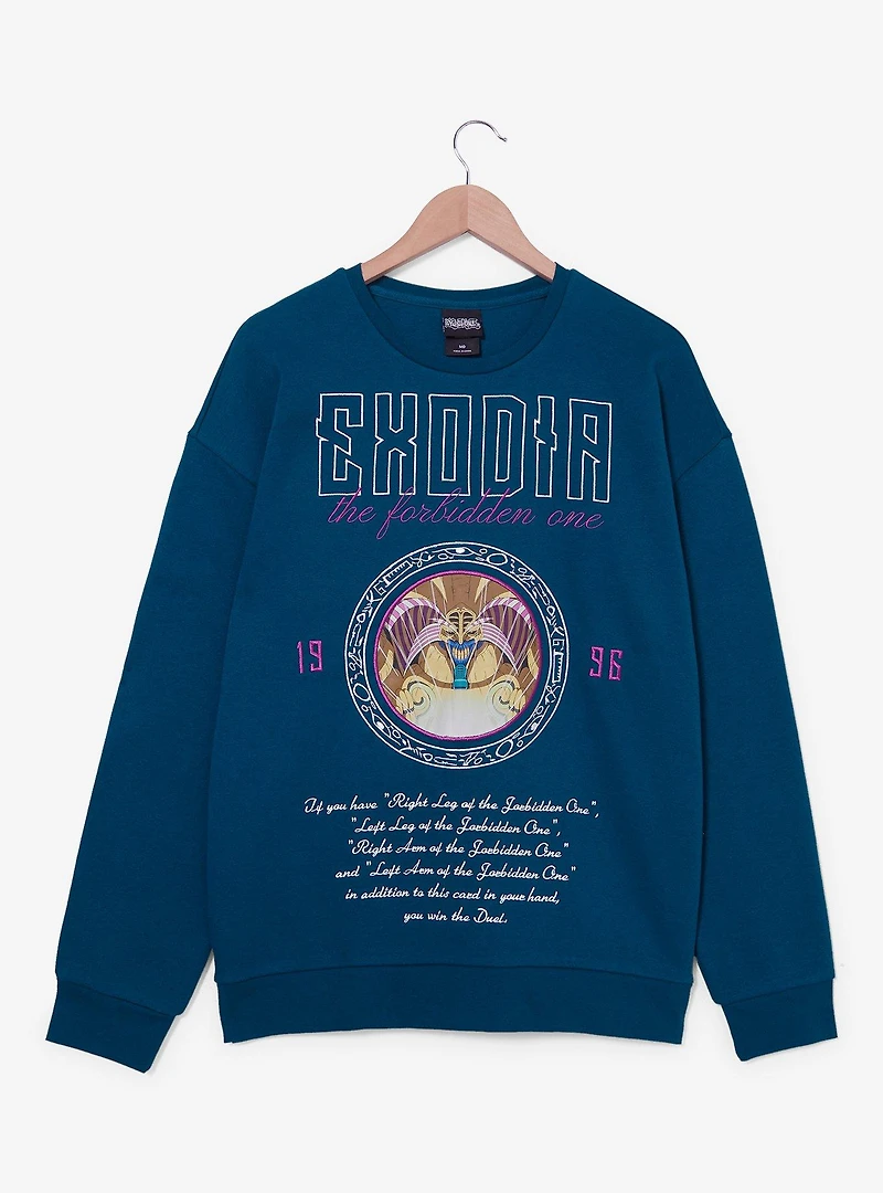 Yu-Gi-Oh! Exodia The Forbidden One Card Script Crewneck - BoxLunch Exclusive