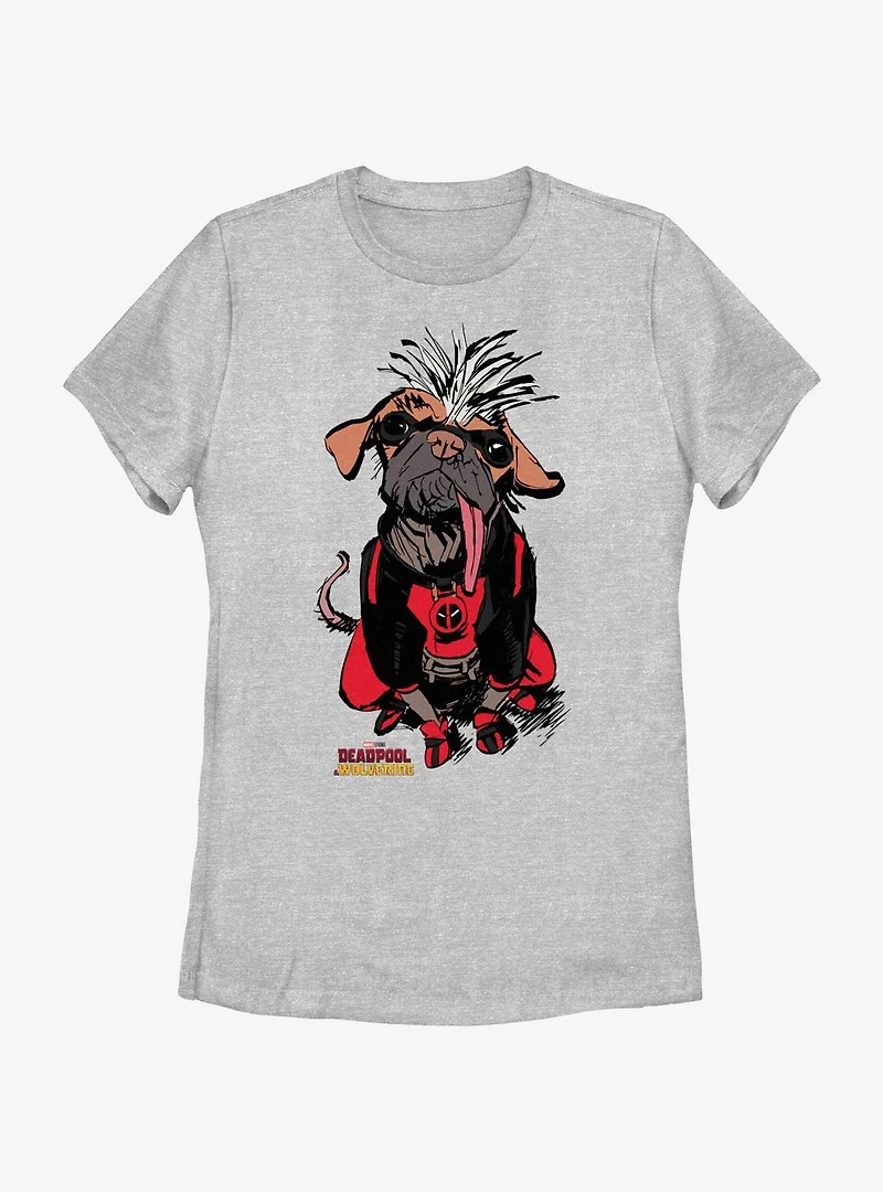 Marvel Deadpool & Wolverine Cool Dogpool Womens T-Shirt