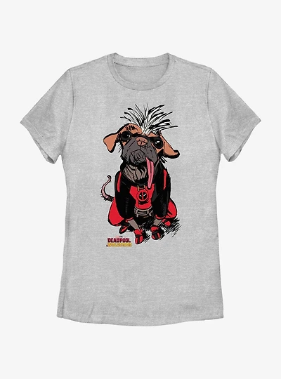 Marvel Deadpool & Wolverine Cool Dogpool Womens T-Shirt