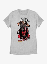 Marvel Deadpool & Wolverine Cool Dogpool Womens T-Shirt